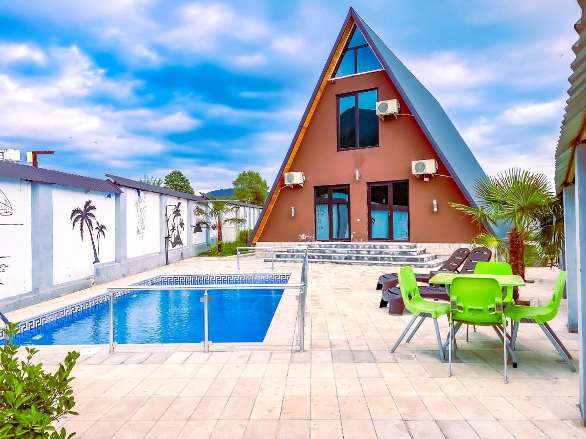 Qafqaz Family Chalet Villa Gabala Exterior photo