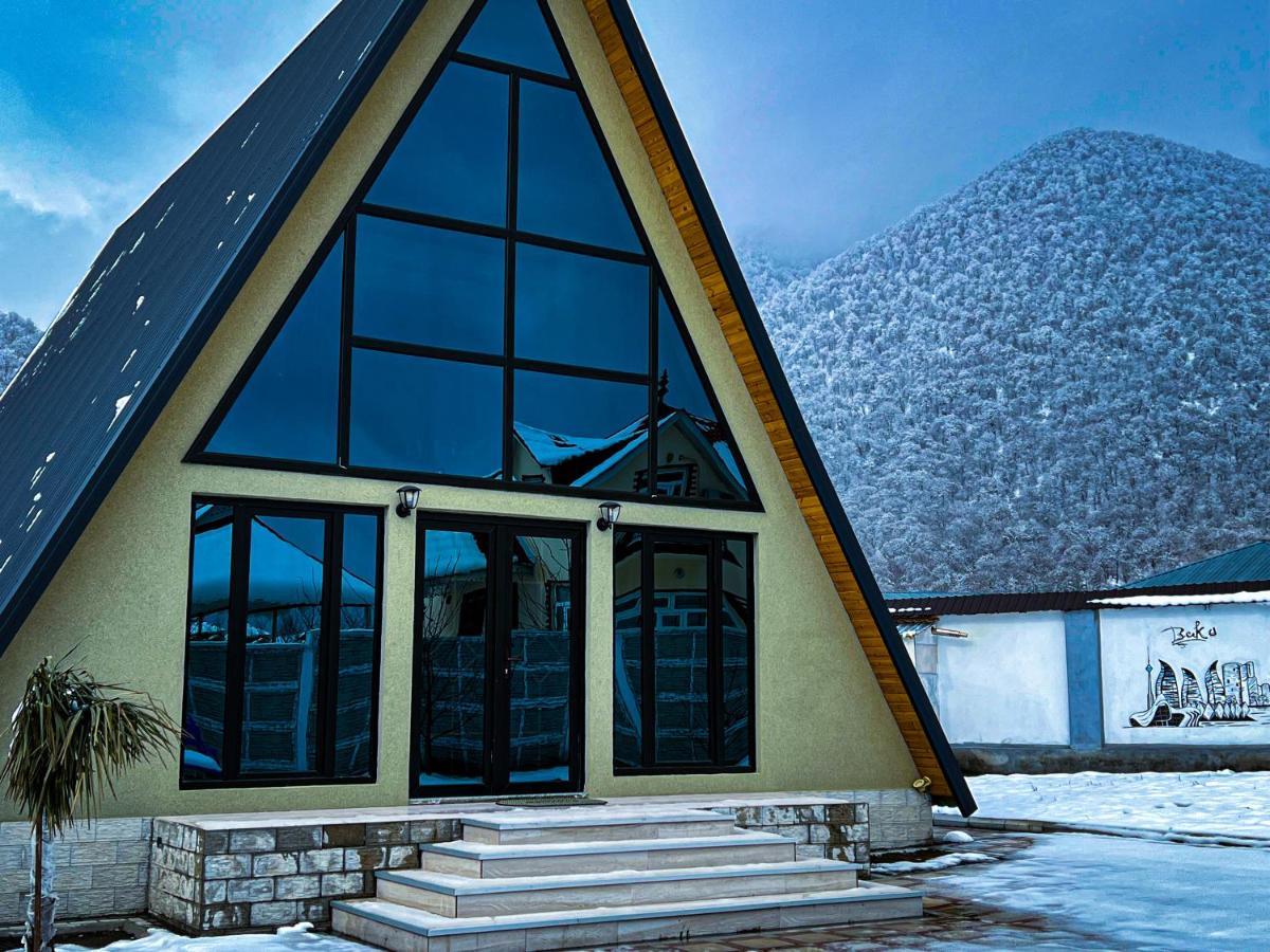 Qafqaz Family Chalet Villa Gabala Exterior photo