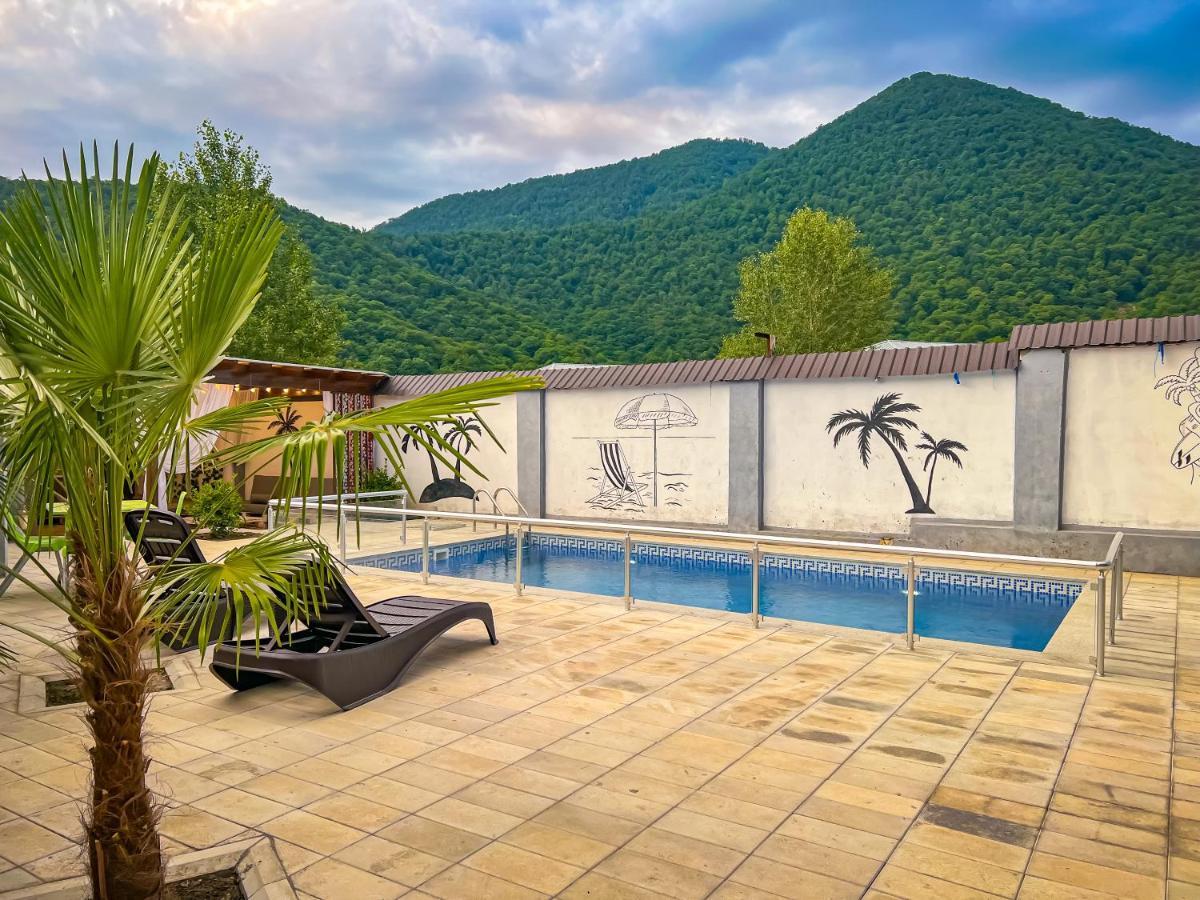 Qafqaz Family Chalet Villa Gabala Exterior photo
